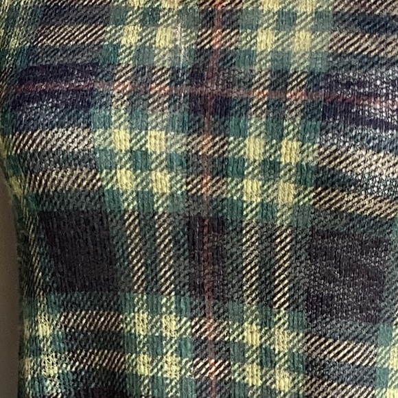 Ginger and Green Plaid Hi Low Tank Top - Picture 2 of 3